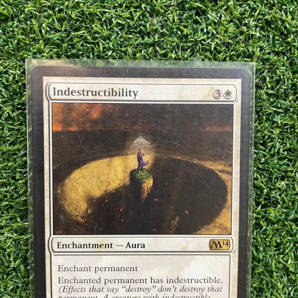 MTG Indestructibility M14 Rare Aura Enchantment Grant Indestructible NM
